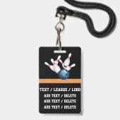 VIPボーリングラヤードバッジ バッジ (Back with Lanyard)