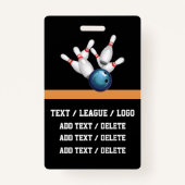 VIPボーリングラヤードバッジ バッジ (裏面)