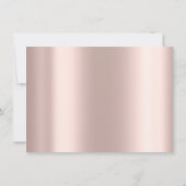 VIPラッシュバラブローメイクアップアーティスト証明書ギフト 招待状 (裏面)