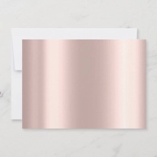 VIPラッシュバラブローメイクアップアーティスト証明書ギフト 招待状 (裏面)