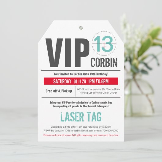 VIPレーザーラベル招待 (スタンド正面)