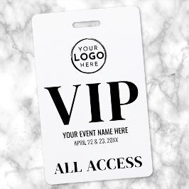 VIPロゴオールアクセスイベント バッジ