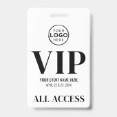 VIPロゴオールアクセスイベント バッジ (裏面)