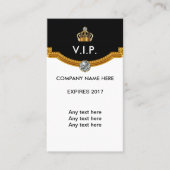 VIP会員カード 名刺 (正面)