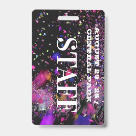 VIP全アクセススタッフ社員コンサートクラブパーティー  バッジ