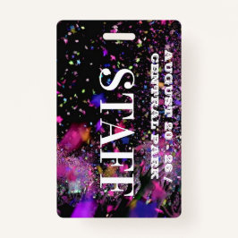 VIP全アクセススタッフ社員コンサートクラブパーティー  バッジ