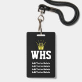 VIP卒業生 バッジ (ストラップ付き裏面)