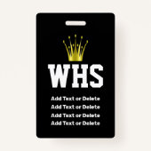 VIP卒業生 バッジ (裏面)