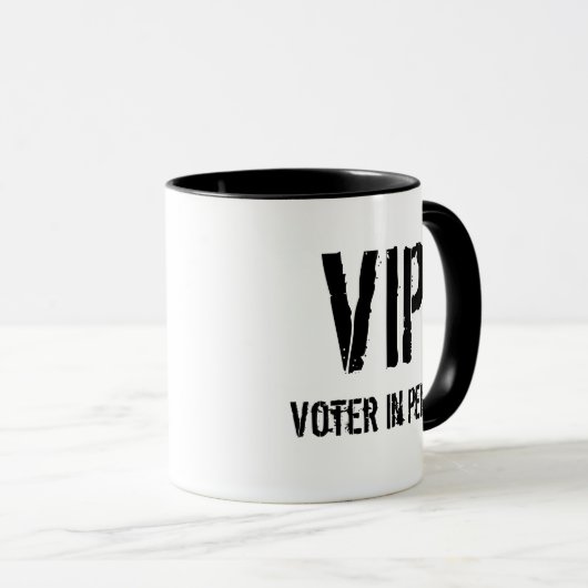 VIP投票者の危機 マグカップ (正面右)
