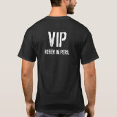 VIP投票者の危機 Tシャツ (裏面)