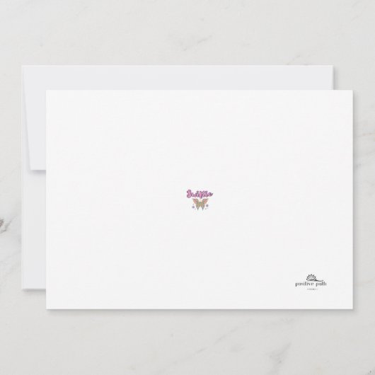 VIP招待状FOR (TWEEN)女子誕生日 案内状 (裏面)