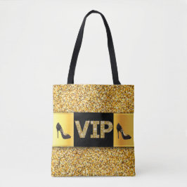 VIP金ゴールドダイヤモンドハイヒール トートバッグ