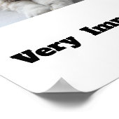 VIP非常に印象的なペットかわいい猫の犬のポスター ポスター (角)