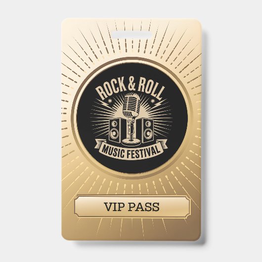VIP オールアクセスパス イベントIDバッジ バッジ (正面)