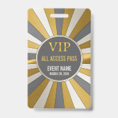 VIP オールアクセスパス イベントIDバッジ バッジ (裏面)