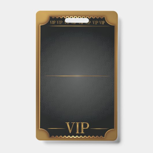 VIP オールアクセス ゴールドパス 空欄 自分をカスタマイズ バッジ (正面)