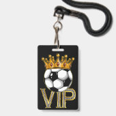 VIP サッカー ラニヤード バッジ (ストラップ付き表面)