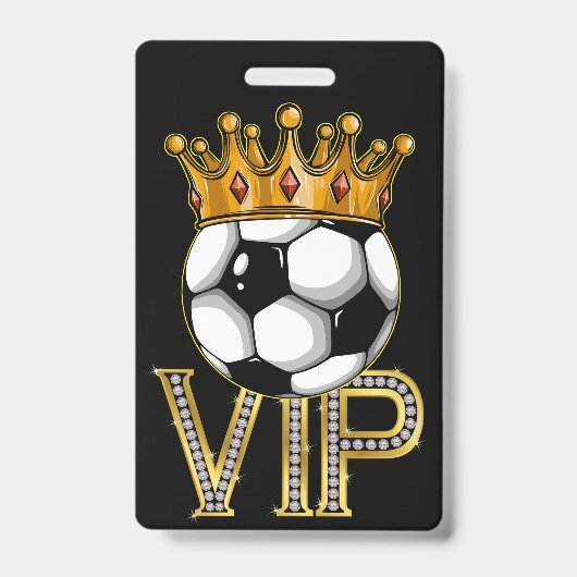 VIP サッカー ラニヤード バッジ (表面)