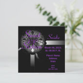 VIP スイート16 ギフト招待状 - カスタマイズ 招待状 (スタンド正面)