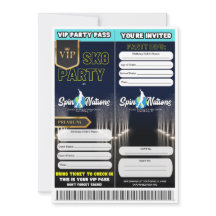 VIP スケートパーティー招待状