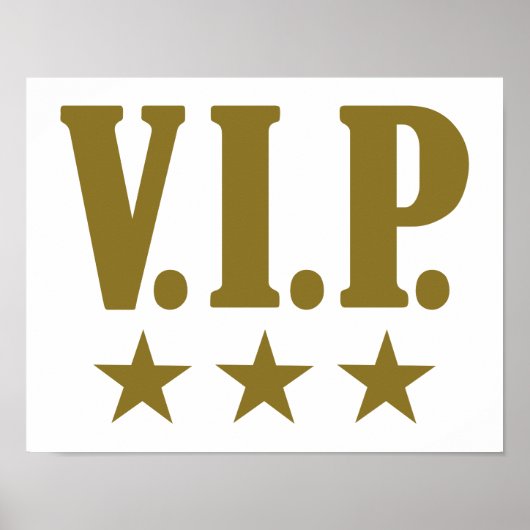 VIP スター ポスター (正面)