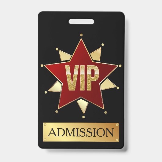 VIP バッジ (正面)