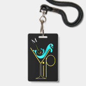 VIP  バッジ (正面（ネックストラップ付）)