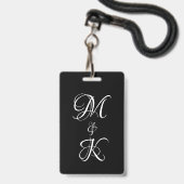 VIP バッジ (裏面（ネックストラップ付）)