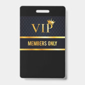 VIP バッジ (裏面)