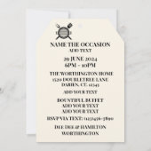 VIP バーベキュー / 豚のピックン 招待状 (裏面)