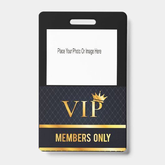 VIP フォト バッジ (正面)