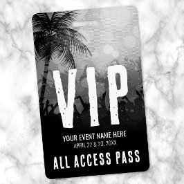 VIP ブラックアンドホワイトフェスティバルイベント バッジ
