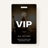 VIP モダン All Accessイベントコンサートマッチパーティー バッジ (正面)