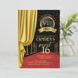 VIP、レッドカーペットの誕生日、ハリウッドの誕生日、スイ 招待状