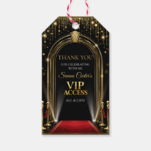 VIP レッドカーペット ハリウッド ブラックゴールド 誕生日パーティー
