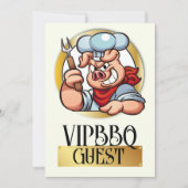 VIP 入場招待 招待状 (正面)