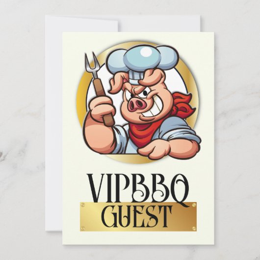 VIP 入場招待 招待状 (正面)
