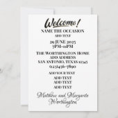 VIP 入場招待 招待状 (裏面)