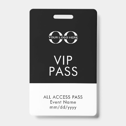 VIP 全アクセス イベント バッジ (正面)