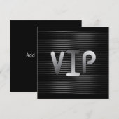 VIP 招待状のデザイン 招待状 (正面/裏面)