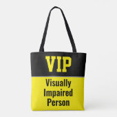VIP - 視覚障害者 トートバッグ (裏面)