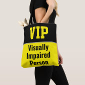 VIP - 視覚障害者 トートバッグ (クローズアップ)