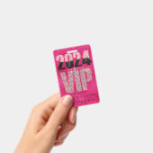 VIP 2024グラマラスなホットピンクグリッターダイヤモンドバッジ バッジ (Handheld)