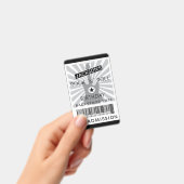 VIP ADMISSION Backstage Pass Rock 'N'転がパーティー バッジ (手持ち)