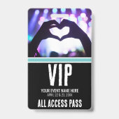 VIP All Access特殊イベント バッジ (裏面)