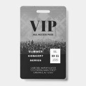 VIP All Access 数々の Dateコンサートバッジ バッジ (裏面)