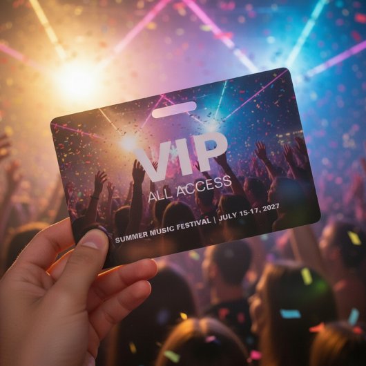 VIP All Access Concert | Backstage Pass Fest バッジ