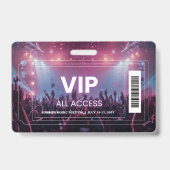 VIP All Access Concert Badge | Festival Backstage  バッジ (正面)