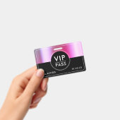 VIP All Access Event Metallic Silver Black バッジ (手持ち)