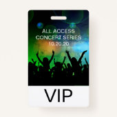 VIP All Access Name カスタム Concertバッジ バッジ (正面)